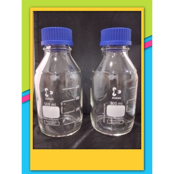 Jual Laboratory bottle Duran 500 ml Shopee Indonesia