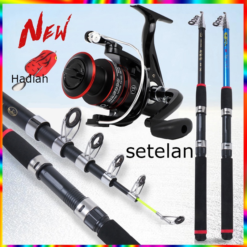 Set Pancing 1.8M Joran Pancing Dengan Bahan Serat Karbon Joran Pancing Carbon Pancing Set Lengkap Untuk Memancing Joran Pancing