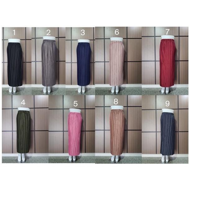 ☑ Rok Plisket Span Lurus Centi Premium Murah ♜