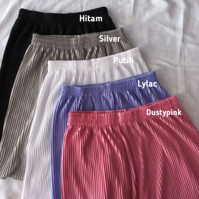 Hot Pants Plisket lidi Bisa JUMBO  || Celana Santai Lipatan Lidi Termurah Best Seller