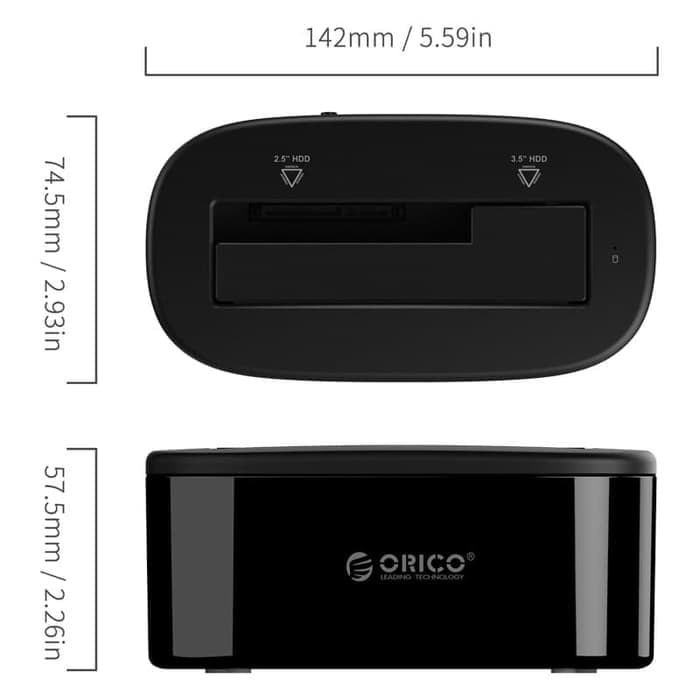 ORICO 6218US3 2.5 &amp; 3.5 inch HDD &amp; SSD Hard Drive Docking station