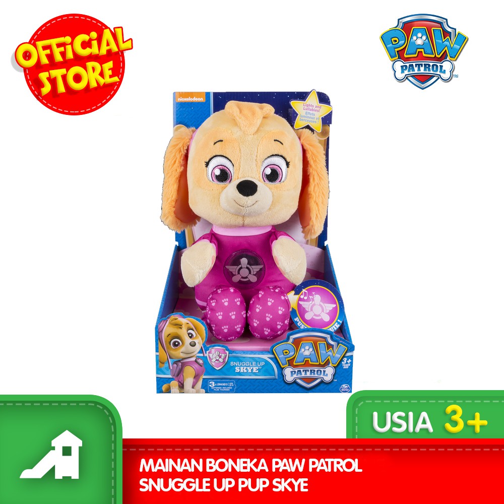 Mainan Boneka Paw Patrol Snuggle Up Pup Skye