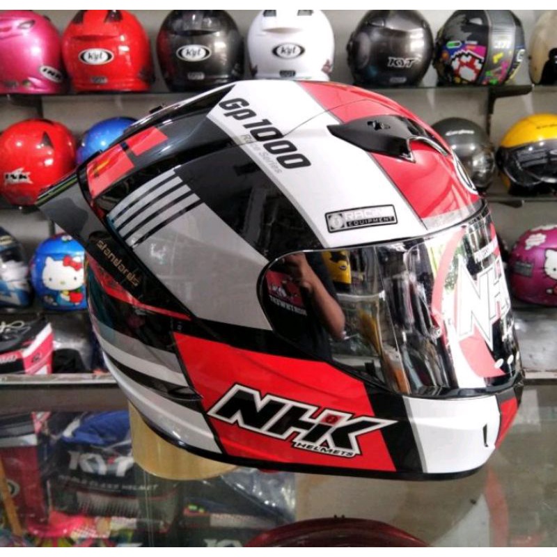 Helm Nhk Gp 1000 Motif Sxr Paket Ganteng/Full Face