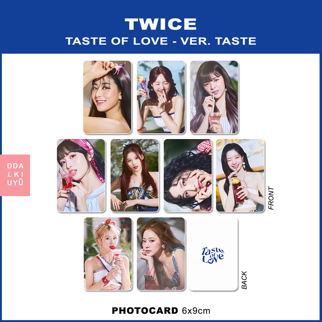 TWICE - photocard [TASTE OF LOVE]
