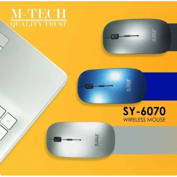 Mouse Mtech 6070 Mouse Wireless PC Komputer Laptop