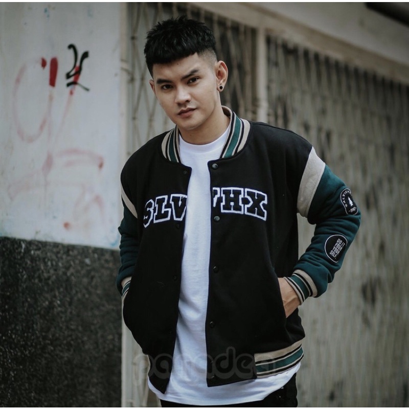 VARSITY JAKET PRIA FULL BORDIR