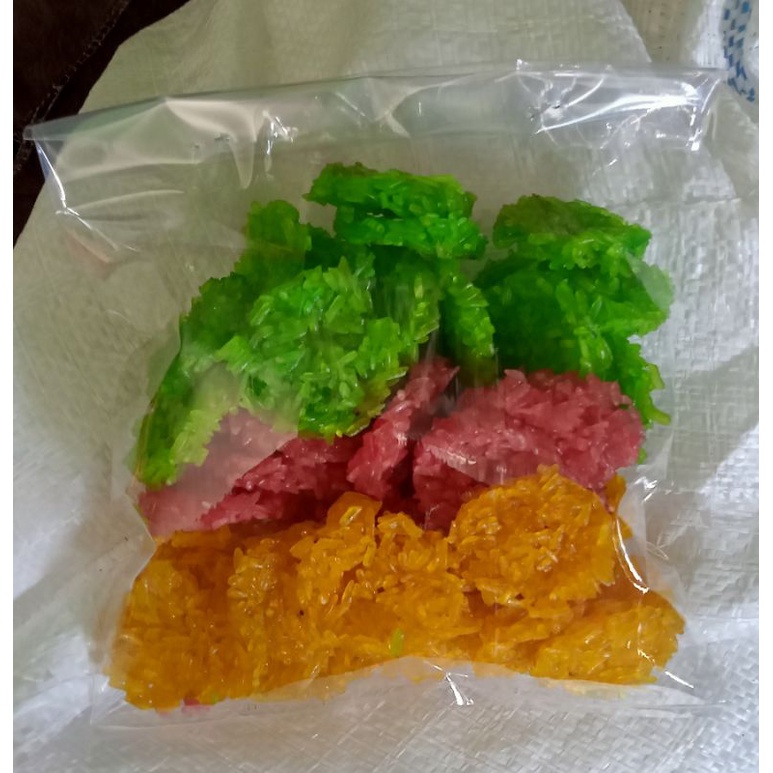 

Rengginang mini warna isi 50 pcs