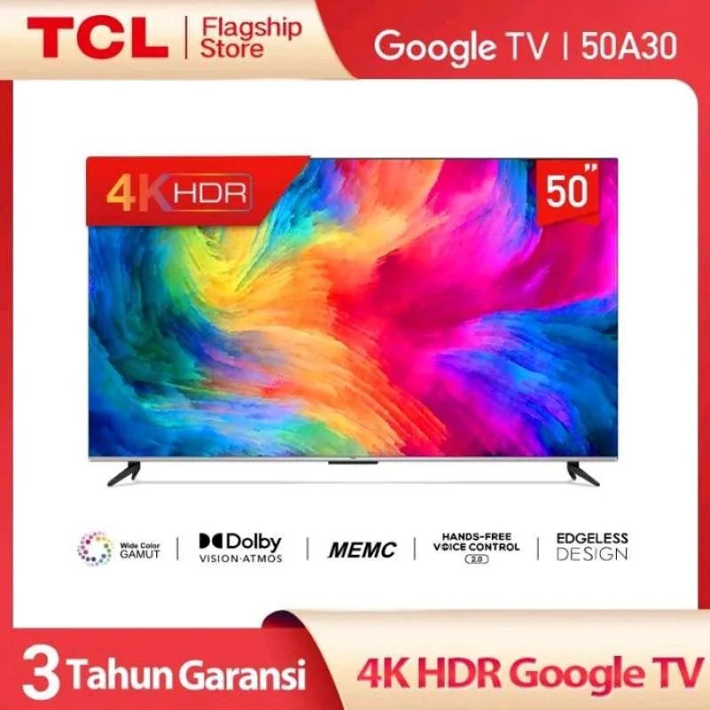 tcl 50a30 50 inch 50" 50 a30 smart tv 4k uhd google