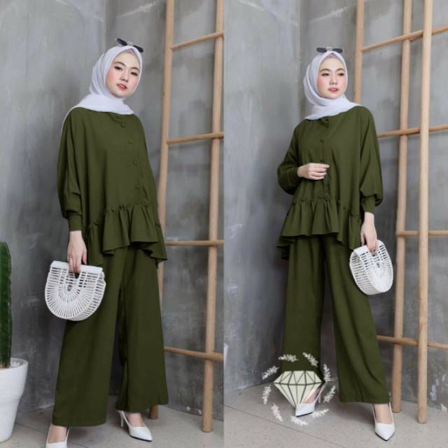 Set Wendy AG stelan gamis baloteli stelan fashion muslim