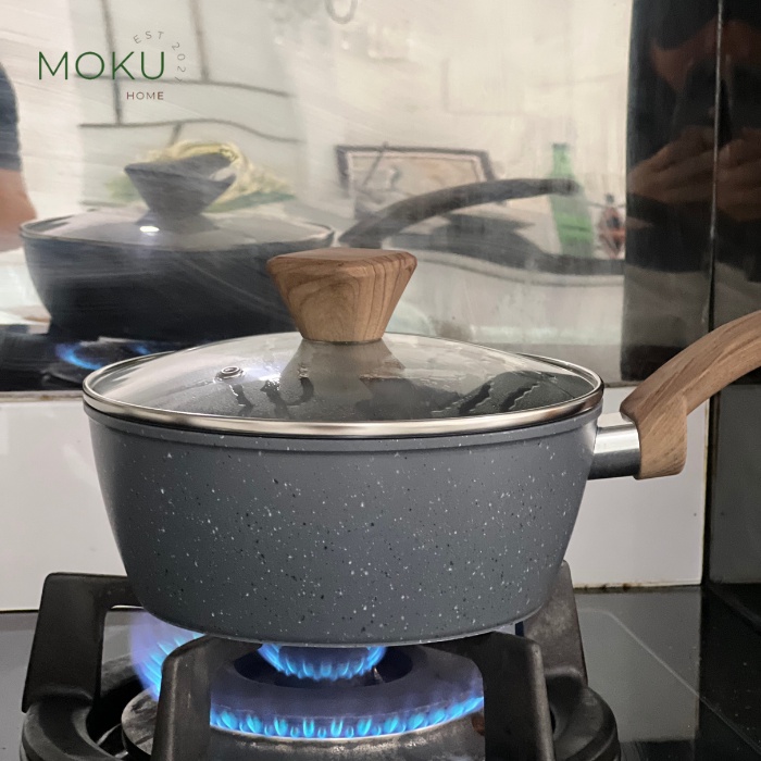 [MOKU] Panci Granit | Marble Saucepan