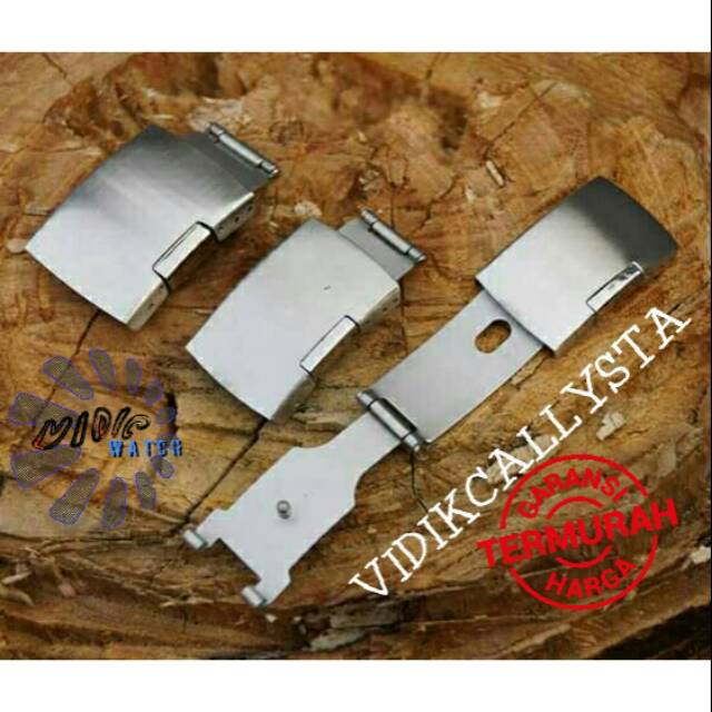 ENGSEL PENGUNCI PENGAIT BUCKLE TALI JAM TANGAN STAINLESS 16 18 20 22 24 26 MM