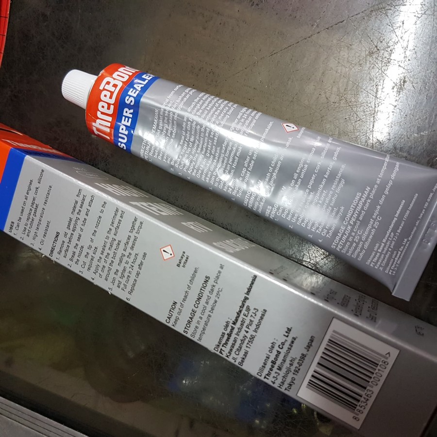 

LEM SILIKON THREEBOND RTV ABU ABU GREY BESAR 75GRM HIGH TEMPERATURE