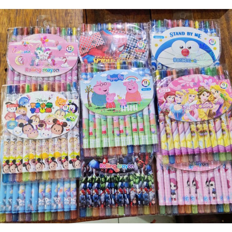 

Crayon Puter / Twist crayon Character (12 warna)