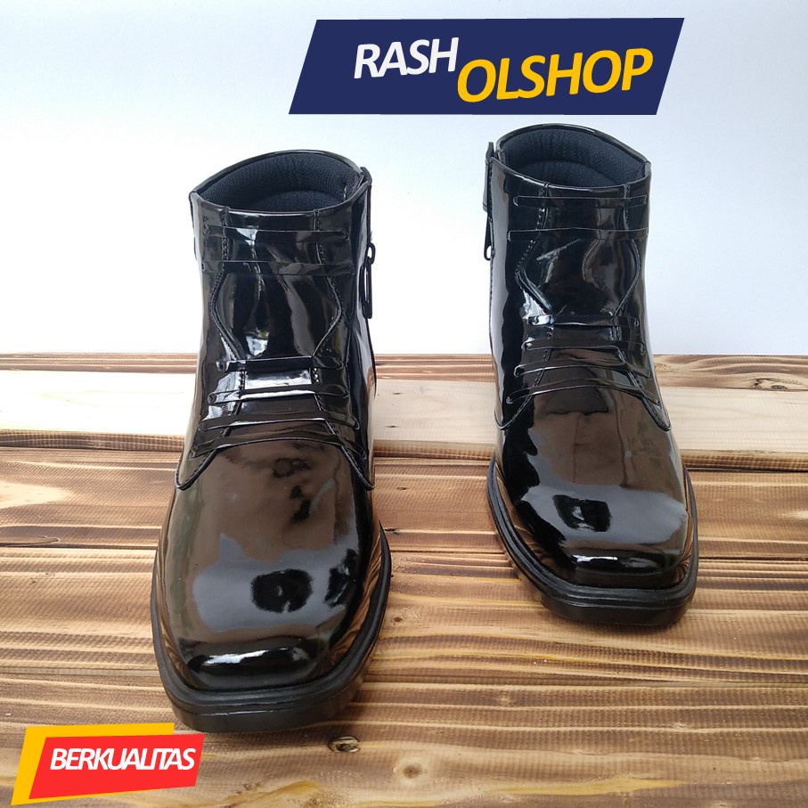 Sepatu Pdh Pria Putih sepatu dinas putih pria mengkilap