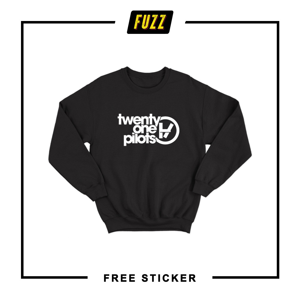 Crewneck Pria Band Twenty One Pilots Sweater Oversize Wanita Tebal Premium