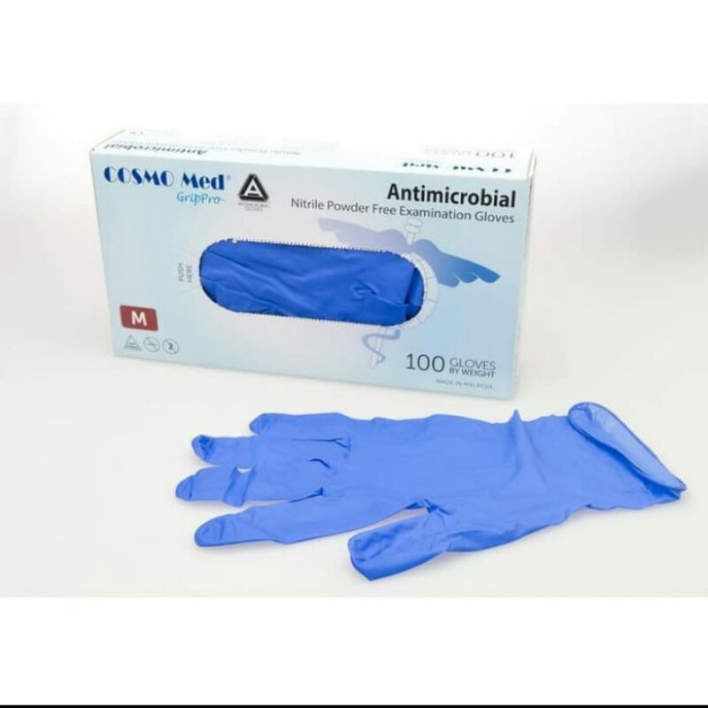 Sarung Tangan Nitrile Cosmomed -Biru