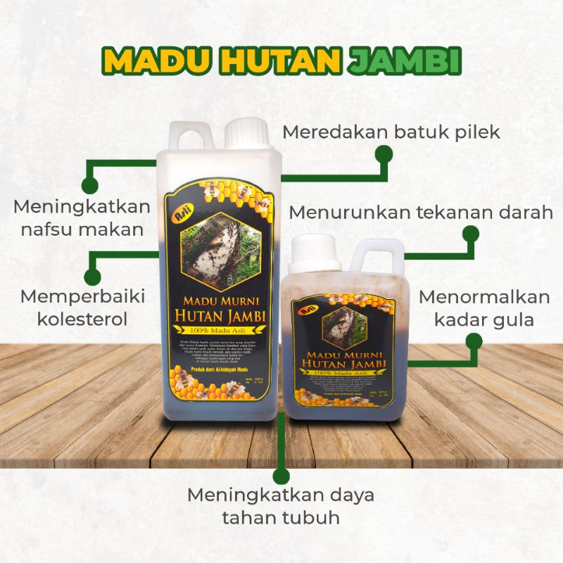 

Madu Murni Asli 100% Hutan Jambi Nektar Akasia