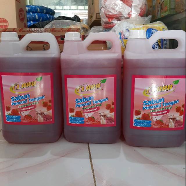 

SABUN CUCI TANGAN CLARA STRAWBERRY 5 LITER