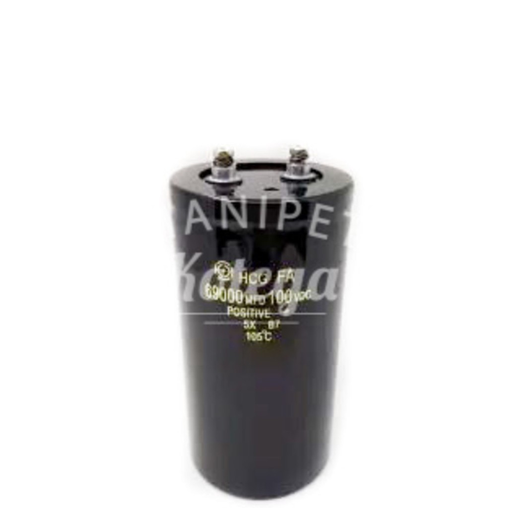 HCG FA 69000UF 100V Ori Elco 69000 UF 100 V Audio Elko 69000MFD