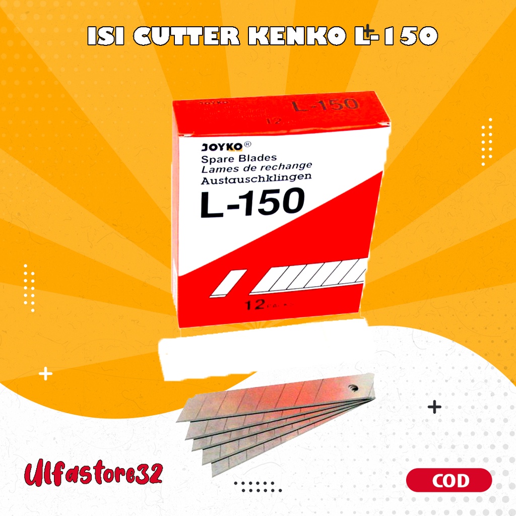 

Isi cutter kenko L-150 / atk grosir murah sekolah