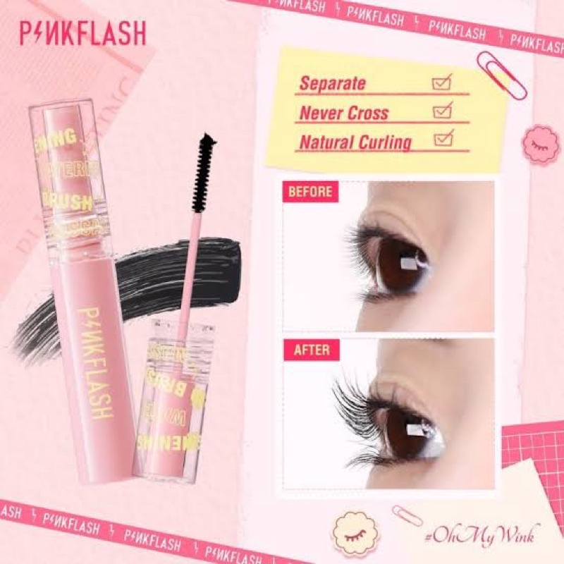 PINKFLASH PF-E10 WATERPROOF MICRO BRUSH MASCARA