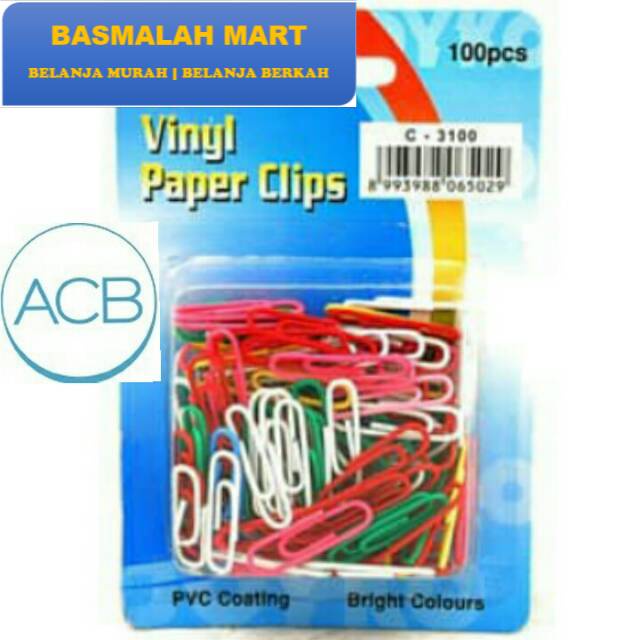 

Paper Clip Warna Joyko Murah (Ilham Berkah Mart)