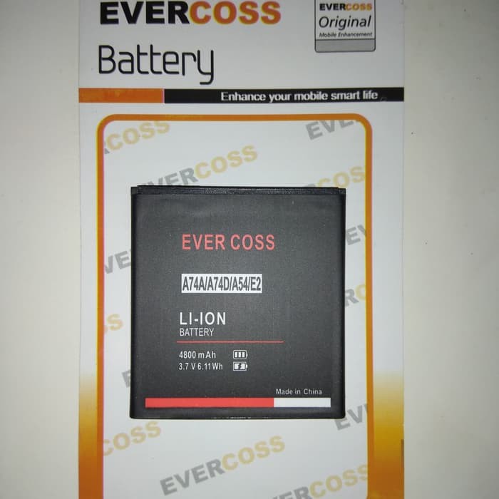 DISKON BATRE BATERAI HP EVERCOSS A74 A/ E2 /A54/A74D BATTERY HP
