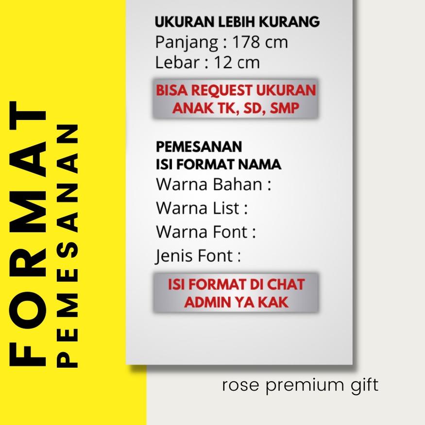 [1 HARI JADI] Selempang Wisuda Slempang Wisuda Bludru Renda 2 Lapis
