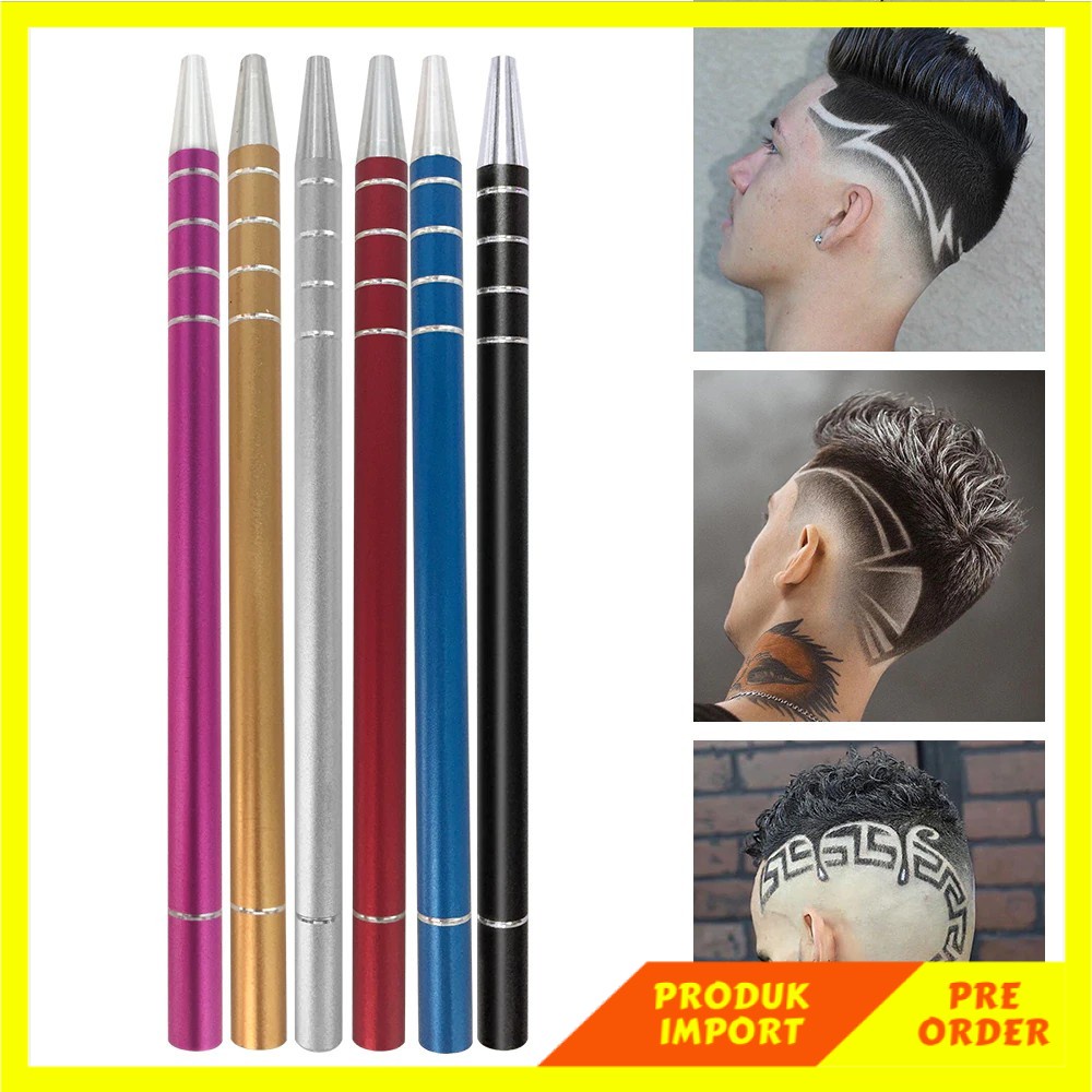 PRODUK PO 20Pcs Shaving Blades Hair Carving Pen Magic Hair Styling Eyebrows Beards Razor Salon
