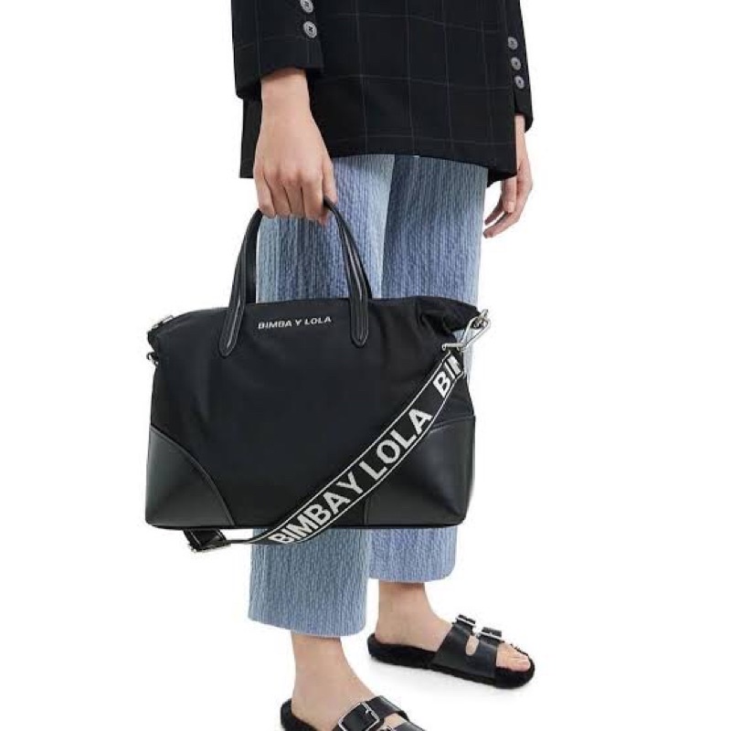 Bimba Y Lola Large Shopper Bag Balck Original