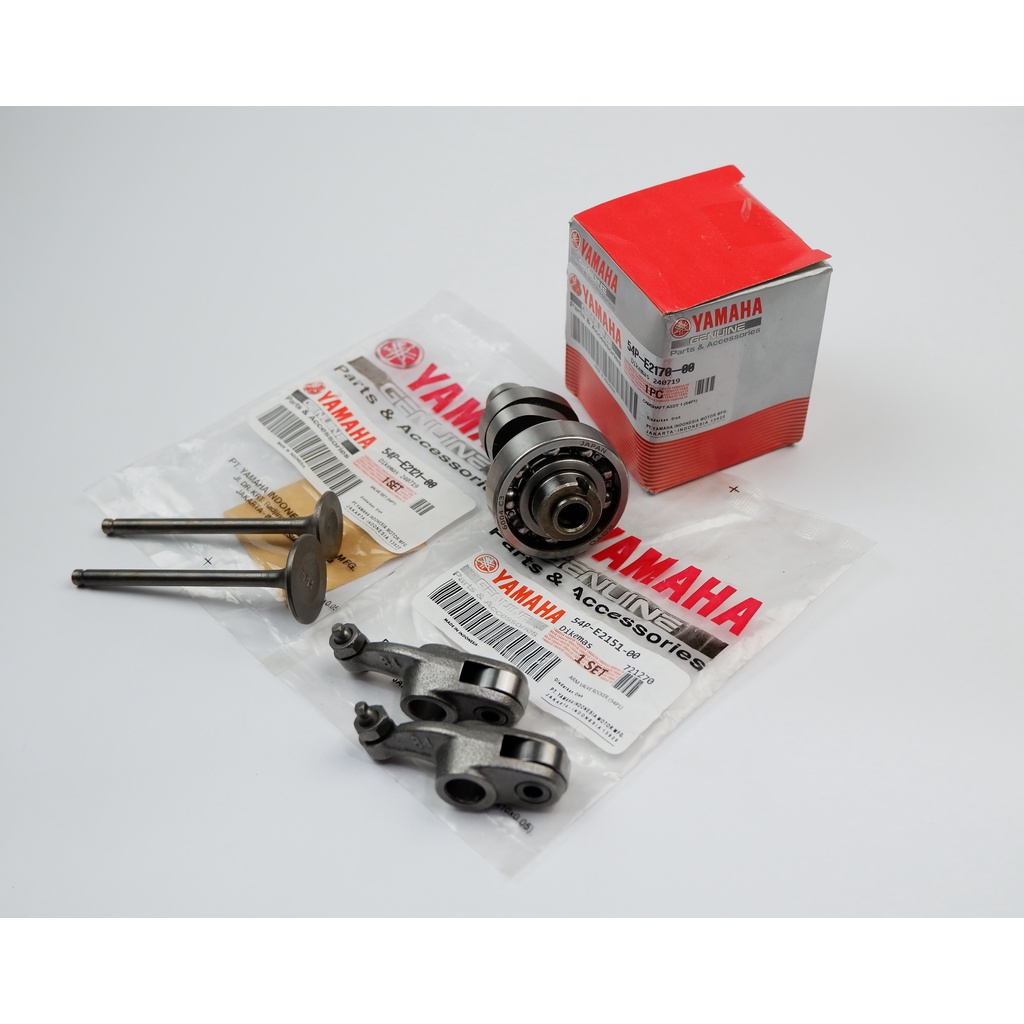 Noken AS mio j + Platuk klep + Klep set 54P  Paket komplit 54P noken AS mio j yamaha Mio j - Mio GT 