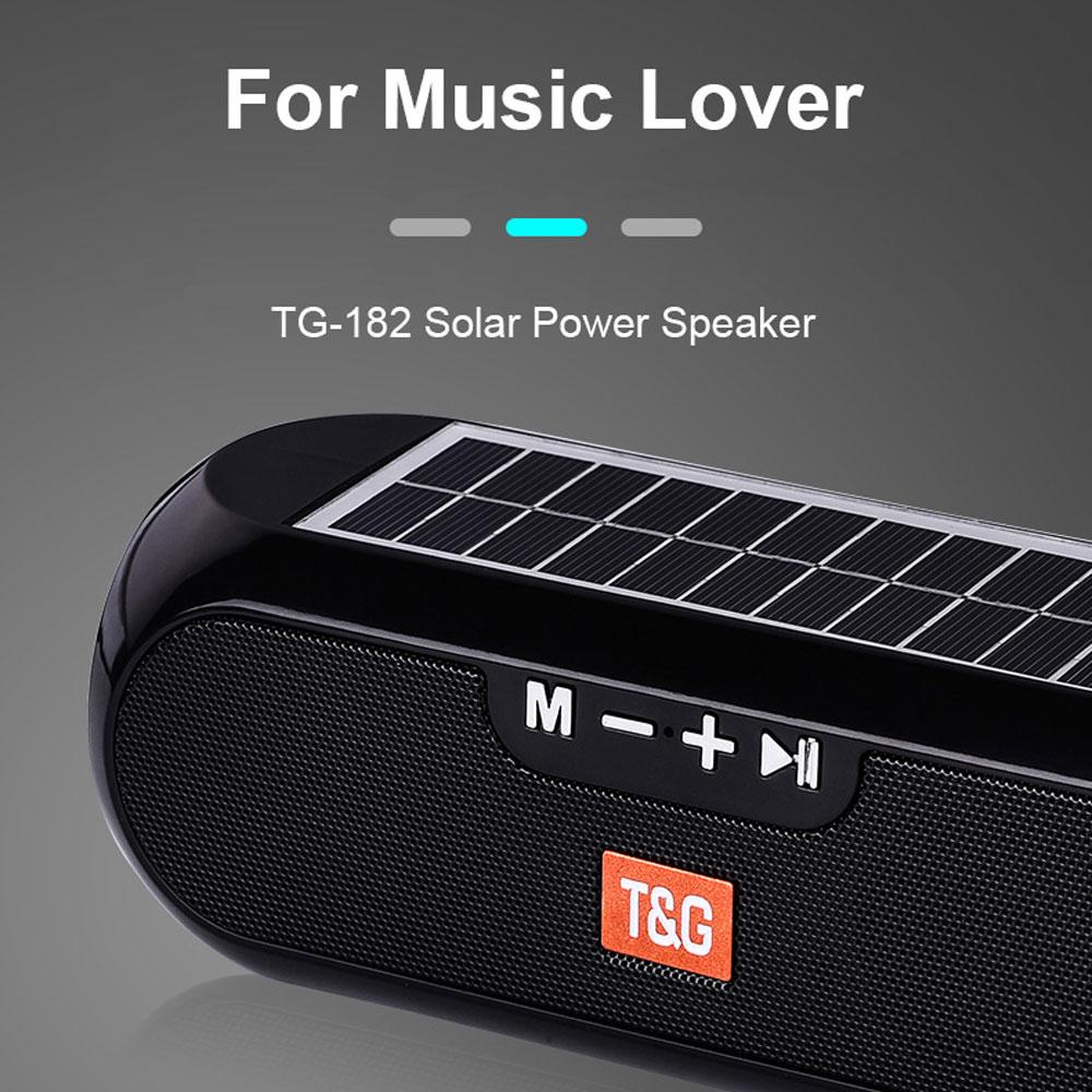 SPEAKER BLUETOOTH OROGINAL T&amp;G MODEL182 ENERGI SOLAR - Pengisi Daya Tenaga Surya
