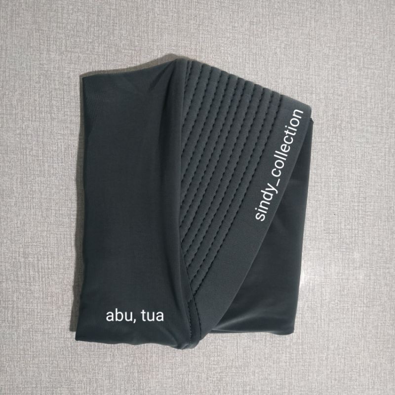 bergo sport pendek  terbaru-Abu tua