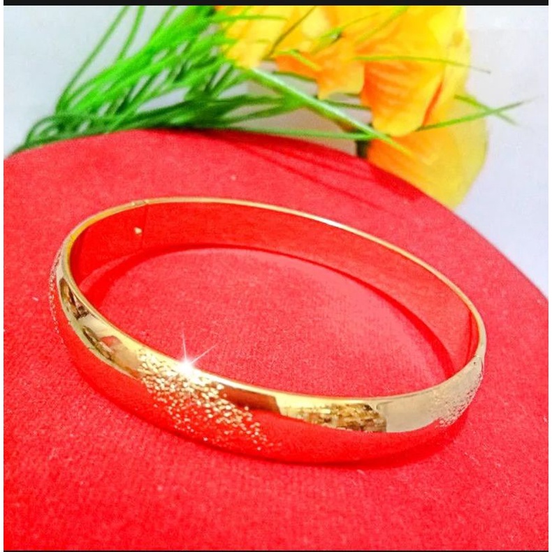 Gelang bangkok pasir lapis emas 24k anti karat kualitas premium