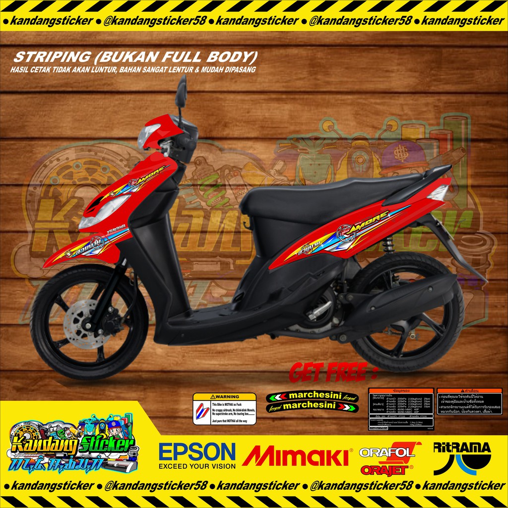 Striping Custom Mio Sporty Mothai Babylooks Thailook Thailand Striping Custom Mio Sporty Mothai Babylooks Thailook Thailand