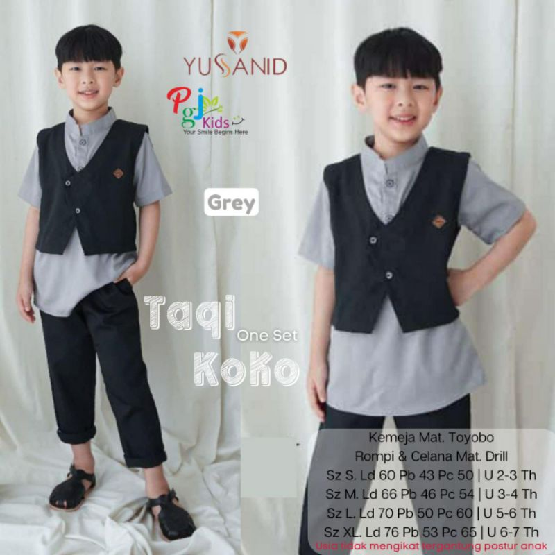 Taqi One Set Koko/khalid set kurta by Pgj