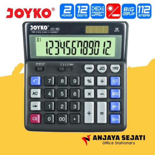 

Kalkulator Joyko 12 Digit CC - 30