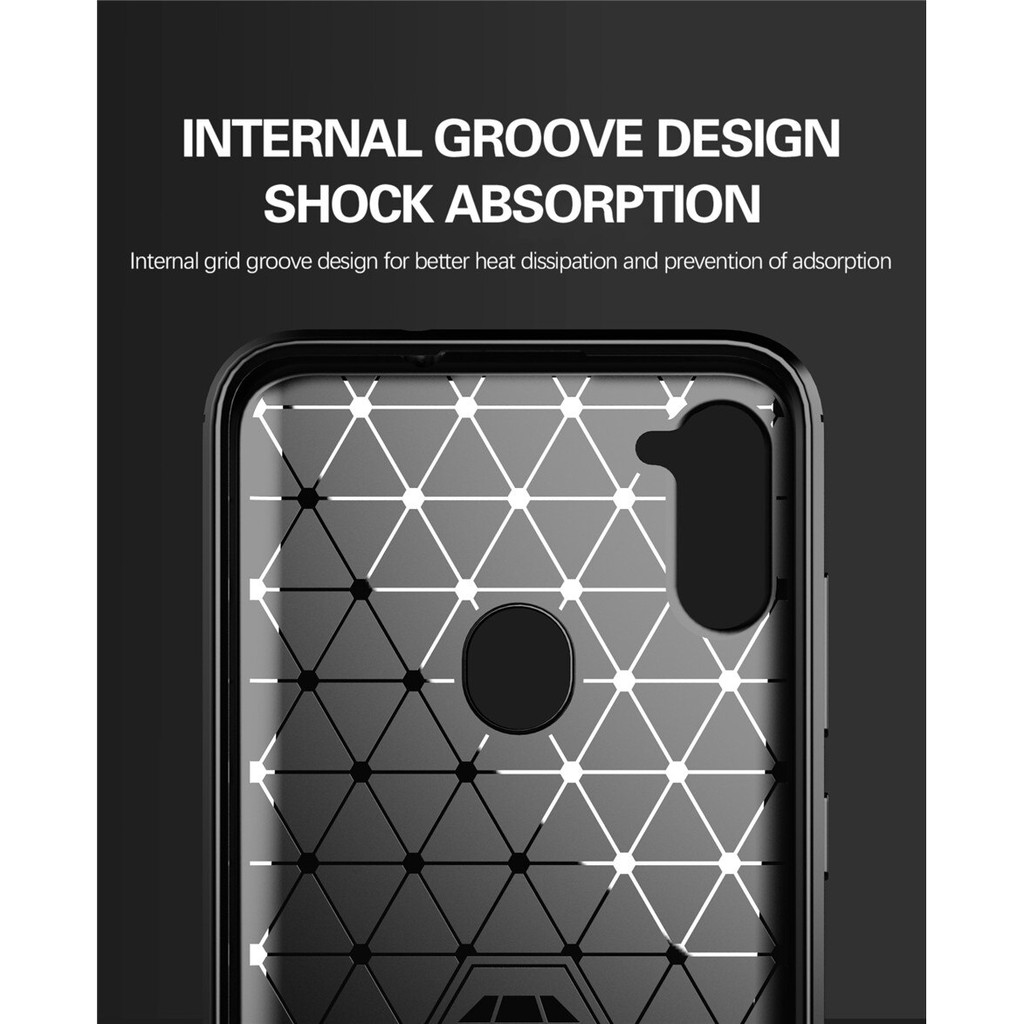 Case Samsung A11 2020 Ultra Slim Ipaky Carbon Premium Softcase HP