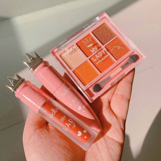 ODBO My Lady Set Eyeshadow #OD1035 Thailand / Mascara / Lip Tint Lipstick / Eye Shadow