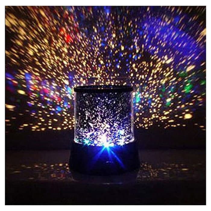 Lampu Tidur Proyektor Star Master Lampu Tidur Proyektor Bulan Bintang