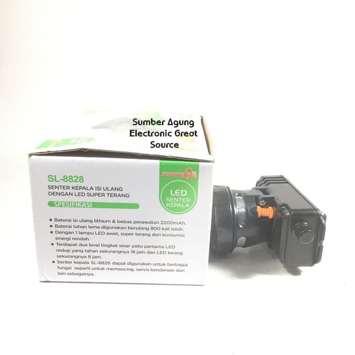 Seter Kepala Sunpro SL8828 8828 Dimmer Saklar Putar 7W Kecil 1400M