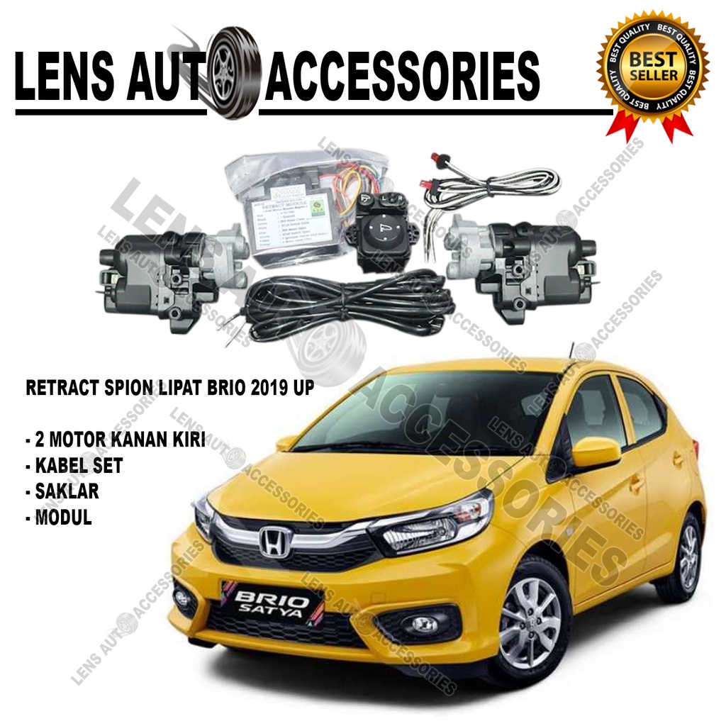 MOTOR SPION LIPAT HONDA BRIO 2019 UP - RETRACT SPION LIPAT BRIO 2019