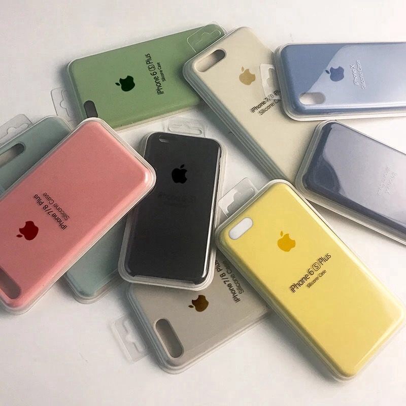 IPhone 7 6 6S 8 Plus X Xs MAX XR Case 49 Colors Liquid Silicone Ca   sing