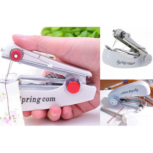 mesin jahit tangan portable mini staples manual handheld sewing machine