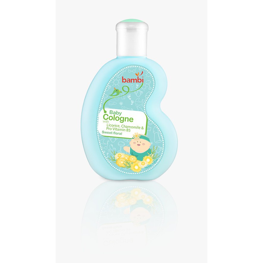 Jual Bambi Baby Cologne 100ml - Sweet Floral | Shopee Indonesia