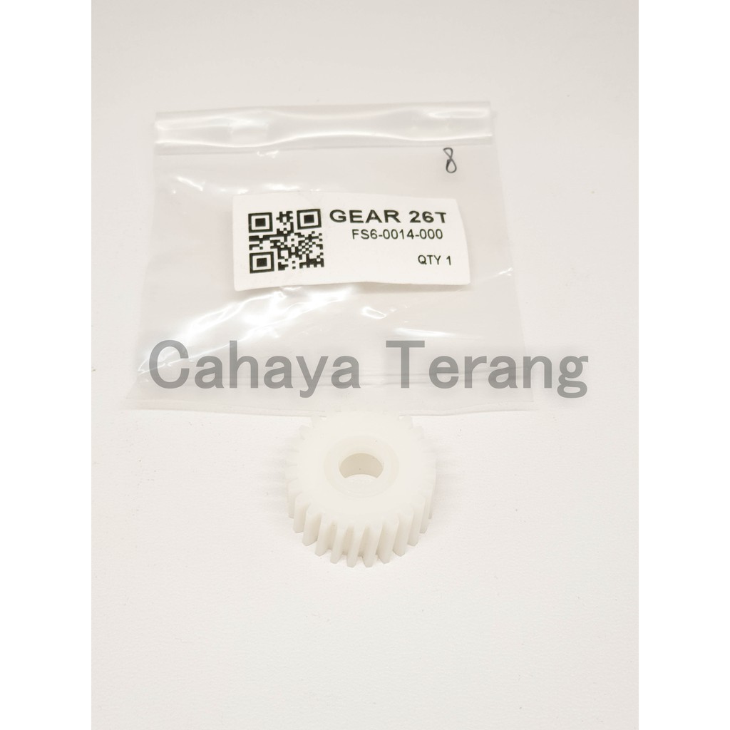 Gear L. Worm 26T Mesin Fotocopy Canon IR 5000 6570 5075 FS6-0014 Lokal