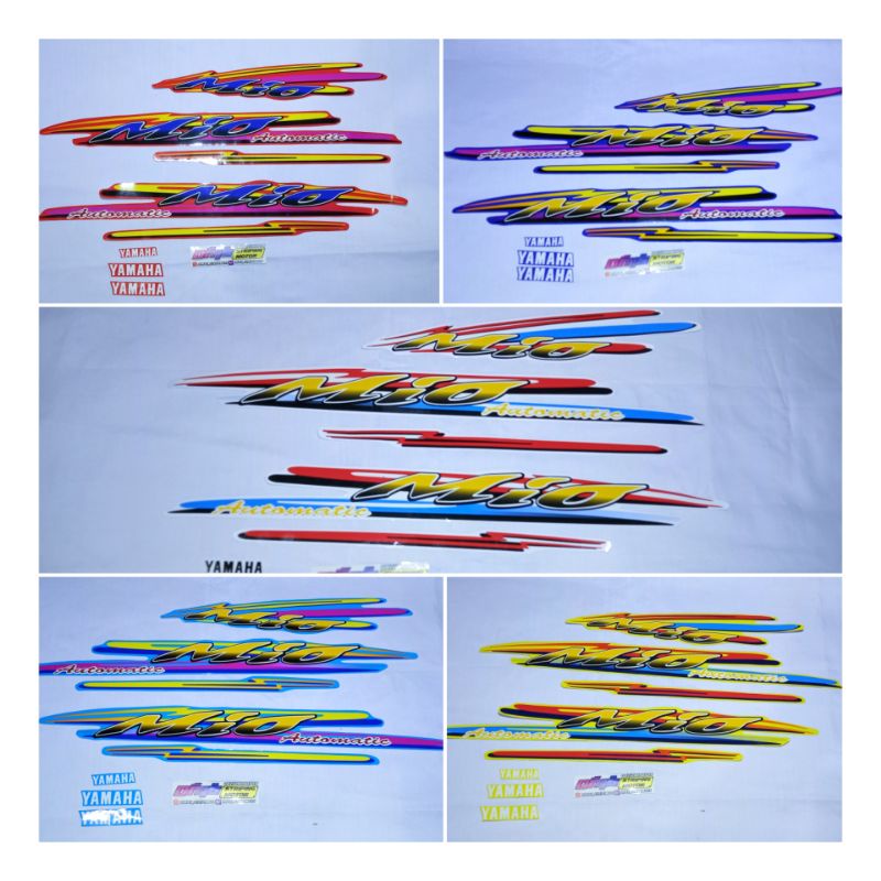 Striping Mio Sporty Smile Rare Thailand , Stiker mio smile variasi