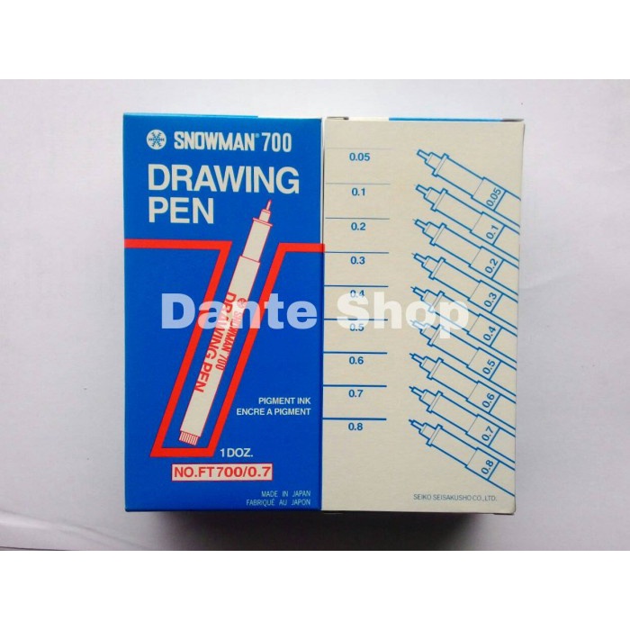 

Pendrawing- Drawing Pen Snowman Lengkap - Satuan -Drawing-Pen.