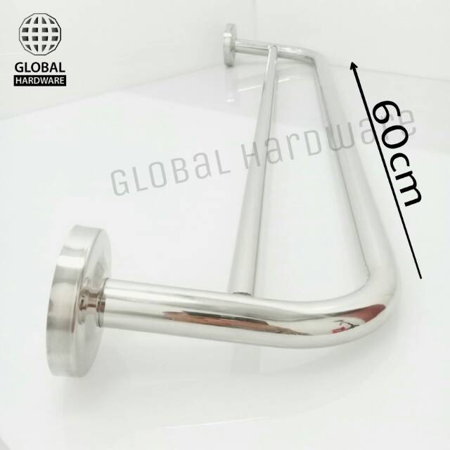 Towel Rack 60cm / Rak Handuk 2 baris / Fiorentino