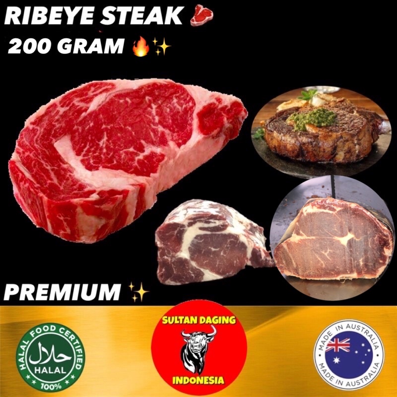 

RIBEYE STEAK GRADE A 200 GRAM PREMIUM IMPORT AUSTRALIA/ RIB EYE 200GR/ DAGING RIB EYE/ RIB EYE AUSTRALIA/ STEAK RIB EYE BRAZIL/ RIBEYE CUBEROLL 200GR/ RIBEYE CUBEROLL BEEF/ RIB EYE 200GR/ STEAK RIB EYE 200GR